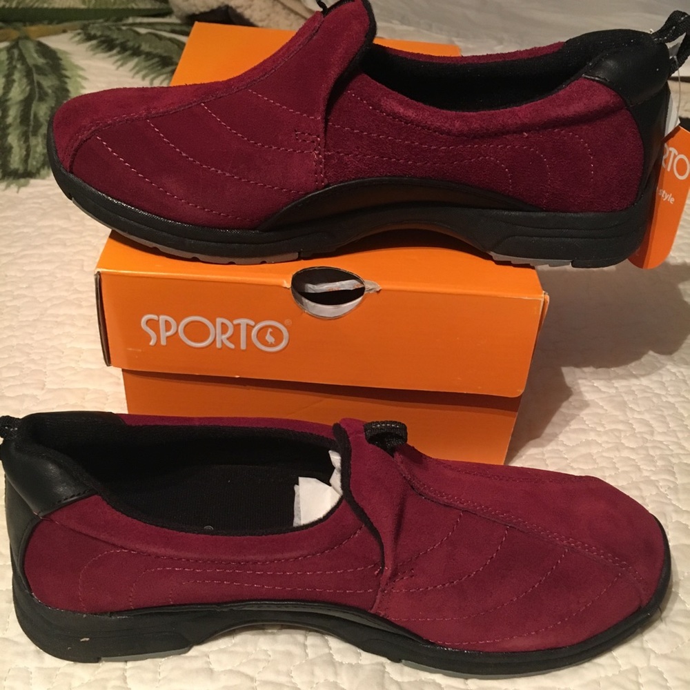 Sporto Suede slip on loafer